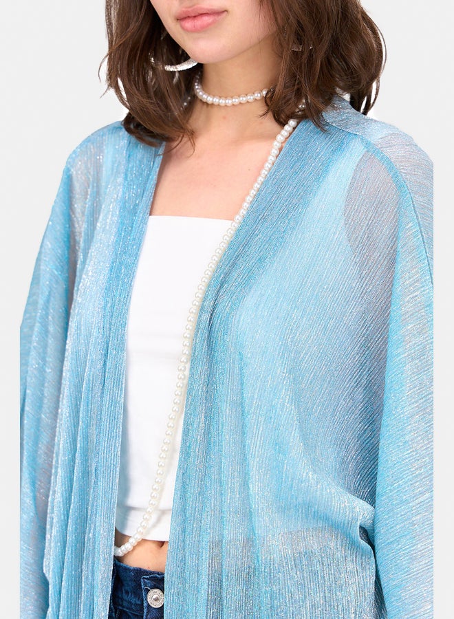Clue Shimmering Tencel Cardigan  - Image 4