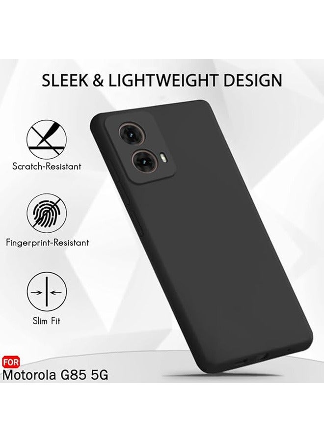 Case for Motorola G85 5G 6.67-Inch, Soft TPU Thin Protective Phone Cover , Anti-Fall Drop Protection, Anti-Fingerprints, Shockproof Case for Motorola G85 5G (Black) - Image 4