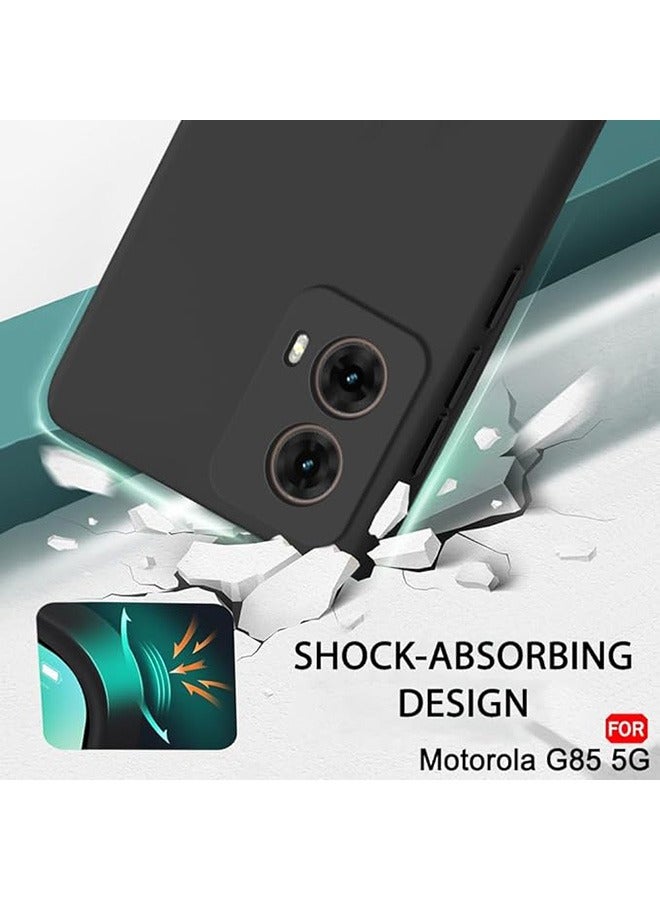 Case for Motorola G85 5G 6.67-Inch, Soft TPU Thin Protective Phone Cover , Anti-Fall Drop Protection, Anti-Fingerprints, Shockproof Case for Motorola G85 5G (Black) - Image 5