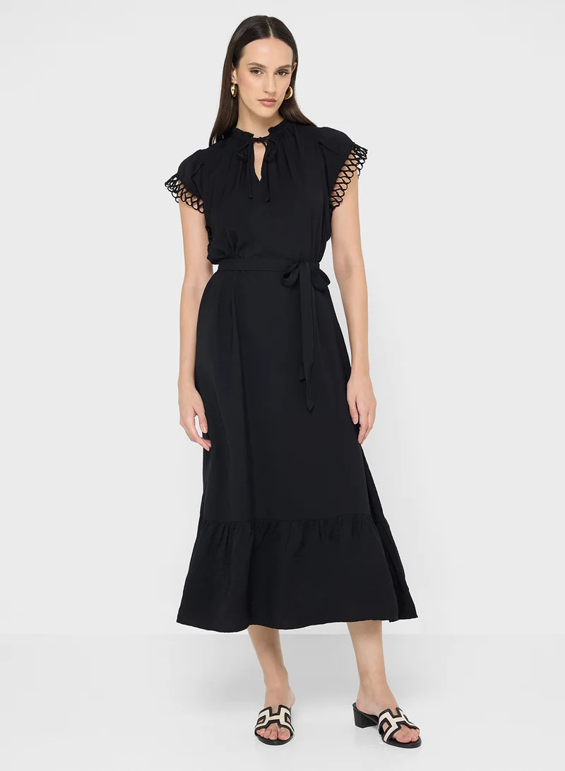 VERO MODA  Sleeve Detailed Maxi Dress for Women | Best Price UAE