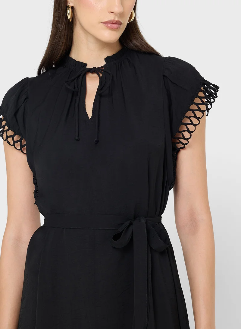 VERO MODA  Sleeve Detailed Maxi Dress for Women | Best Price UAE