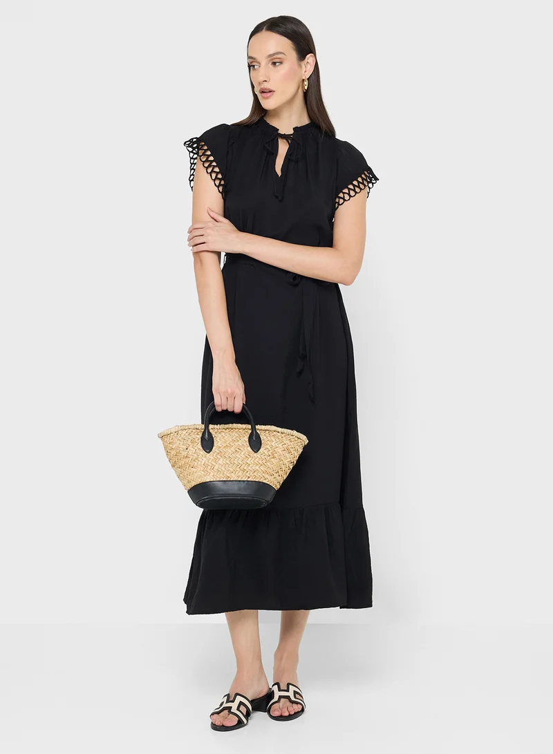 VERO MODA Sleeve Detailed Maxi Dress