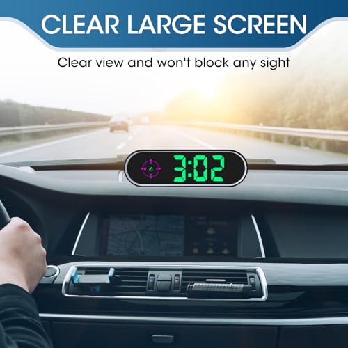 GUGUMO GPS Digital Speedometer for Car MPH, Universal HUD Speed Meter with LED Large Font & USB Cable, Plug and Play for Truck Motor SUV Golf Cart All Vehicles (Contain Car Charger Adapter) - Image 5