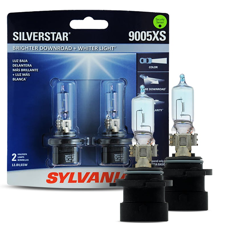 SYLVANIA 9005XS SilverStar High Performance Halogen Headlight Bulb Contains 2 Bulbs