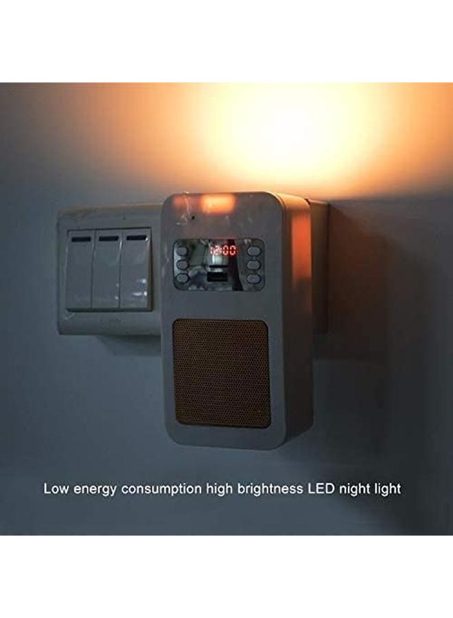 Equantu Smart Wall Plug Quran Speaker With Remote Bluetooth Led Light Radio Usb And Sd - Image 4