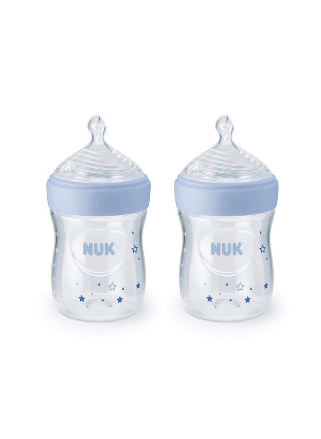 نوك زجاجات رضاعة NUK Simply Natural للأطفال، 5 أونصة، عبوة من قطعتين - Image 1