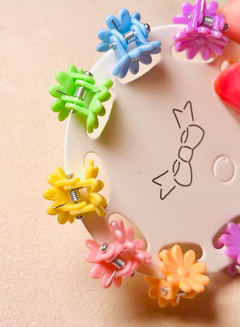 10 Pcs Colorful Mini and little starlike Hair Claw Clips, Toddler Jaw Clips for Women Girls - Image 2