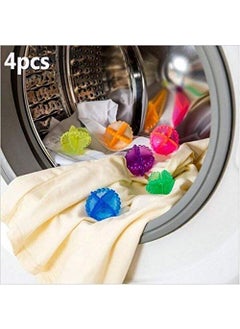 Gopinath Autolink Gopinath Autolink Washing Machine Ball Laundry Dryer Ball Durable Cloth Cleaning Ball Pack of 4 Multicolor  - Image 5