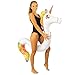 PoolCandy Unicorn RideOn Inflatable Swim Noodle Pool Float 65 Inch Animal Water Lounger with Photo RealPrint Design Heavy Duty PVC Buoyancy Aid for Kids Teens Adults Supports Up to 200 lbs - Image 3