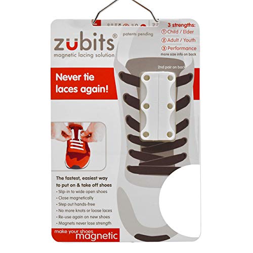 Zubits Magnetic No Tie Shoe Closures for Adults, Kids, and Seniors (2 In Pack) - Image 1