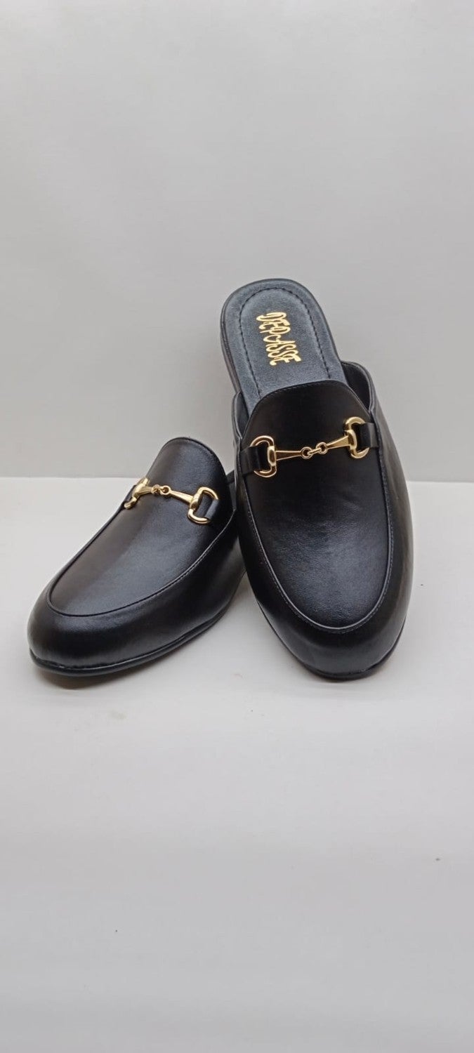 Depasse Black Gold Home Guest Dowry Bundle and Groom Slippers - Image 2