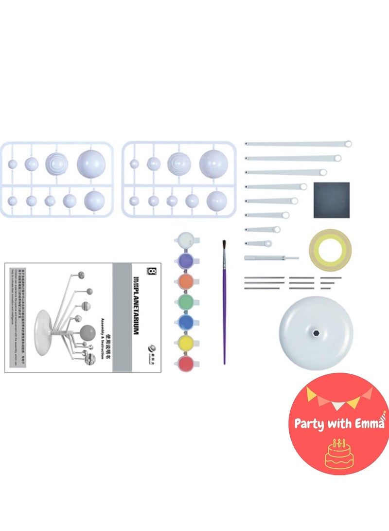Party with Emma Solar System Planetarium DIY Astronomy Planet Model Stem Toys Gift for Kids & Teens Girls & Boys Multicolor  - Image 3