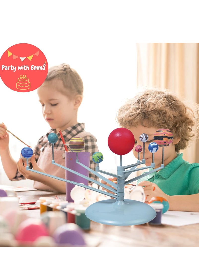 Party with Emma Solar System Planetarium DIY Astronomy Planet Model Stem Toys Gift for Kids & Teens Girls & Boys Multicolor  - Image 4