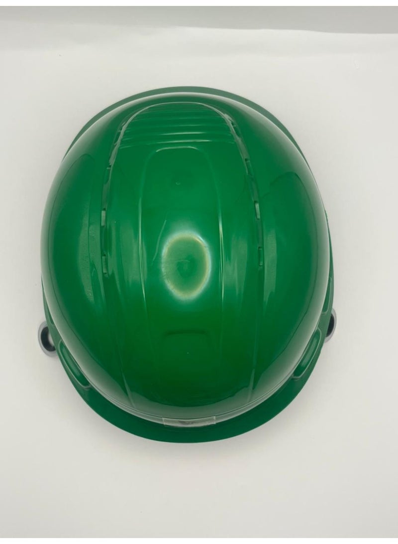 TEAKWOOD Ratchet Safety Helmet, Green - Image 5