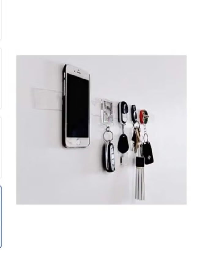 شريط لاصق بوجهين قابل للإزالة. شفاف 1 متر عدد 2 قطعة - Image 2