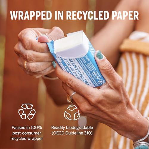 Dr. Bronner's Pure-Castile Baby Unscented Magic Bar Soaps - Made with Regenerative Organic Certified Oils - For Face, Hand, Hair Gentle on Sensitive Skin - Soap Bars for Men & Women - 2 Pack, 5 oz - Image 5