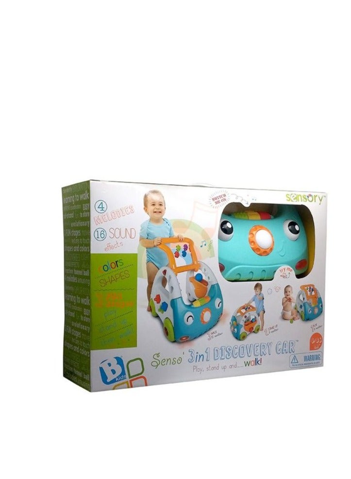 Bkids SENSO' 3 IN 1 DISCOVERY CAR WALKER - Image 1