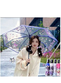 Hello Kitty and Various Anime Characters Umbrella - Transparent, Portable, Foldable, Anti-UV - Random Pick