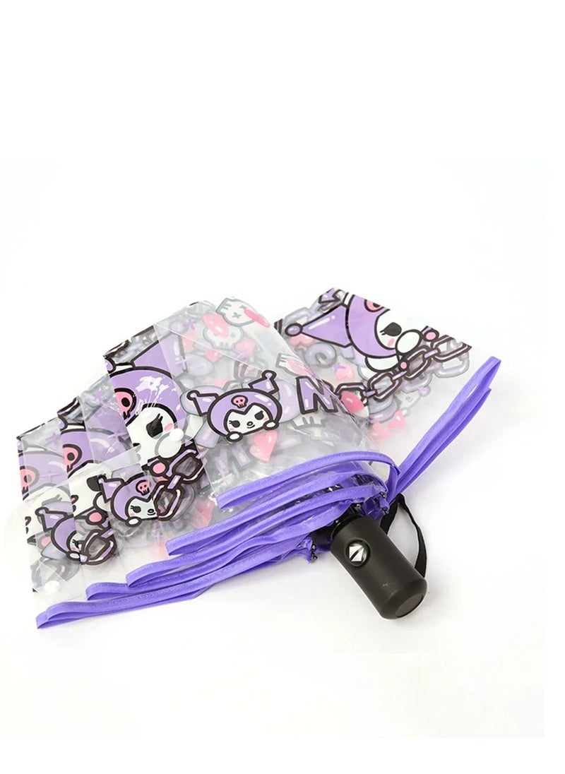 Rally - Hello Kitty and Various Anime Characters Umbrella - Transparent, Portable, Foldable, Anti-UV - Random Pick - Image 1