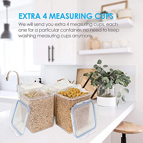 ENTITY Airtight Plastic storage container, BPA Free Food kitchen storage Large containers set - 2900ml (Pack of 2) - Transparent - Image 5