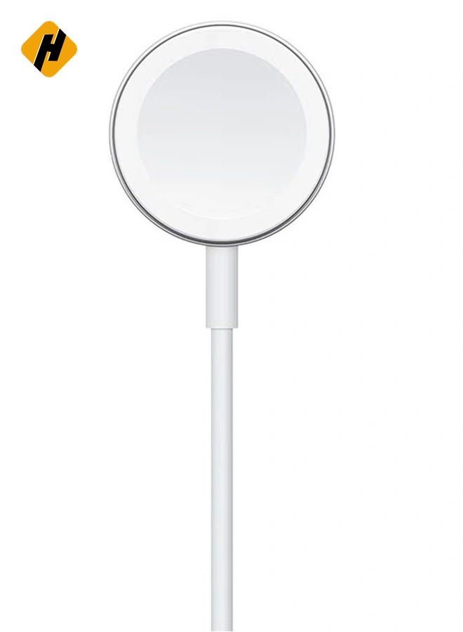 HuHa ET-WC21 Wireless Charging Cable for Apple Watch - 1.0m, 5V/0.35A, Sleek White Design - Image 3