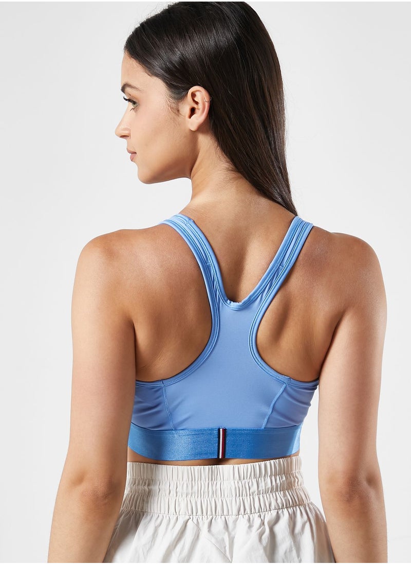 TOMMY HILFIGER - Essential Racer Back Sports Bra - Image 1