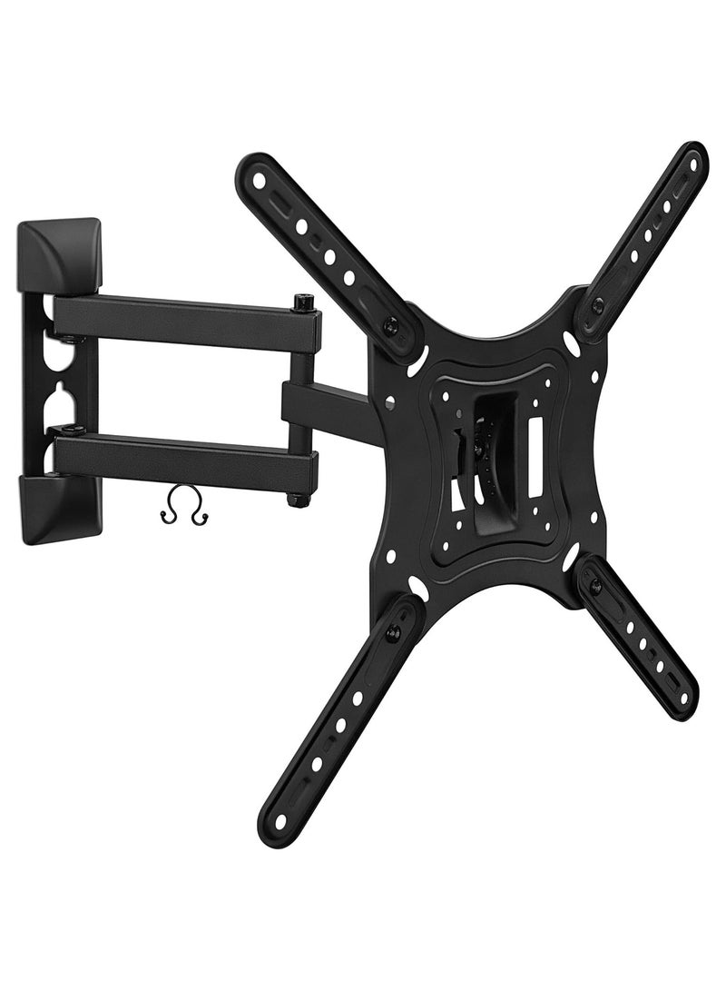 Mount-It! Full Motion TV Wall Mount Monitor Wall Bracket with Swivel & Articulating Tilt Arm, Fits up to 55 Inch Lcd Led Oled Flat Screens up to 66 lbs/Vesa 400x400