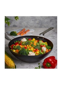 SAS SAS Carbon Steel Wok with Enameled Teflon Coating Cook Shock-30cm  - Image 2