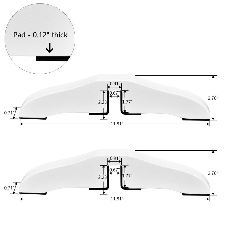 WELLAND Support Feet for 360 Degree Configurable Gate Collection, White, A Pair - Image 3