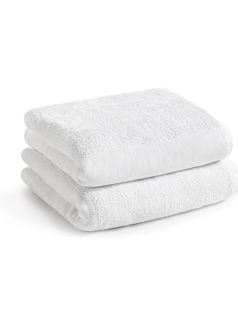 Caprisious Ihram Attire for Men for Hajj and Umrah - 2-Piece Bath Towel Set - Hygienic Natural Men's Religious Clothing, White Apparel with Exceptional Softness