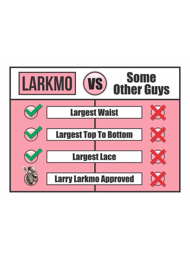 Larkmo Giant Grand Mama Underwear - Pink Big Momma Funny Joke Gift Underwear For Women or Men - A Fun Way To Share The Laughs, Great Oversized Funny Gift Novelty Underwear For All To Enjoy Pink - Image 5