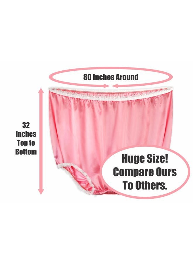 Larkmo Giant Grand Mama Underwear - Pink Big Momma Funny Joke Gift Underwear For Women or Men - A Fun Way To Share The Laughs, Great Oversized Funny Gift Novelty Underwear For All To Enjoy Pink - Image 3
