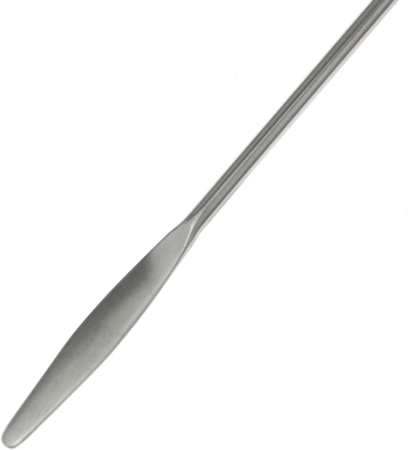 Maxmoral Stainless Steel Lab Laboratory Mini Double-Ended Spatula Semi-Micro Shovel Tapered Arrow End Flat Ends 50 mm X 9 mm - Image 3