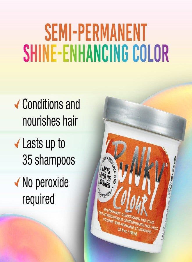 Punky Flame Semi Permanent Hair Color - Vegan & Cruelty-Free Conditioning Hair Dye, Lasts Up to 35 Washes, 3.5 fl oz - Image 2
