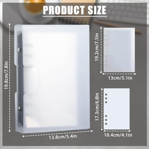 Climberty® Currency Collection Album with Dustproof Case - Cash Folder Album Budget Binder Money Saving Cash Folder with 100Pcs Transparent Cash Pocket (7× 4 inch) - Image 2