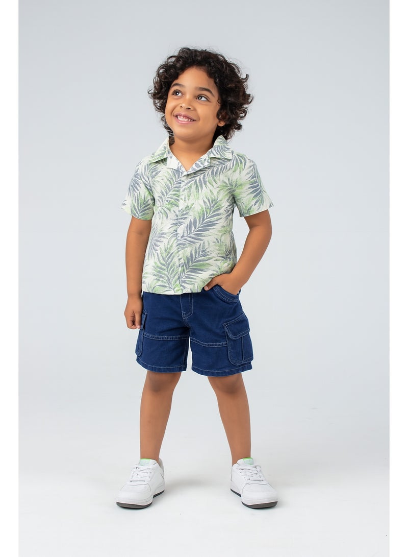 Nanaz Boy Denim Shorts  - Image 2