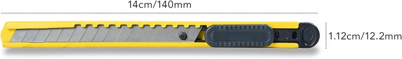 FIS Utility Knife Set - 24 Pieces, 9mm Blade for Crafting, Assorted Colors - Image 4