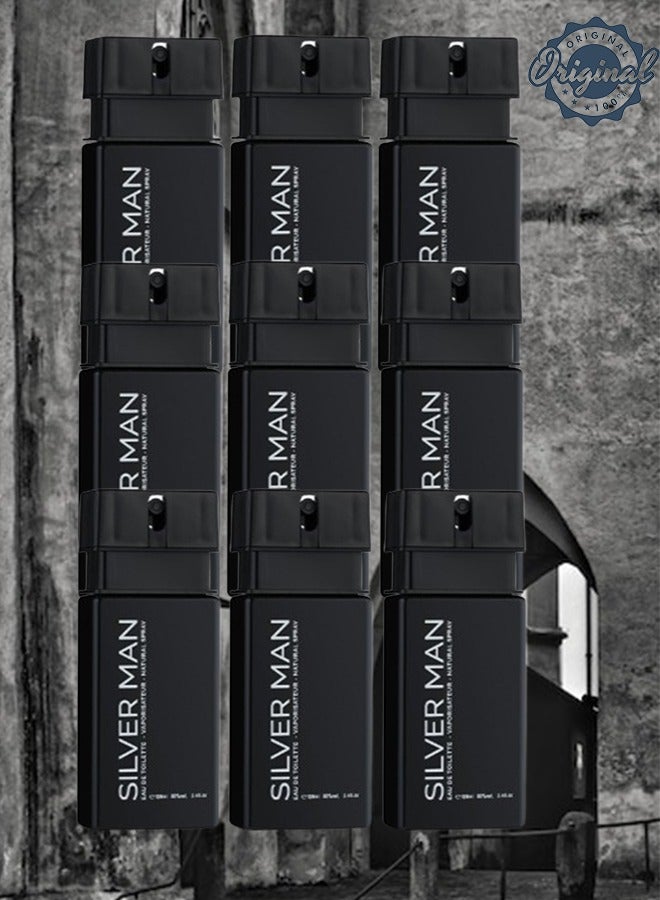 Silver 9 Pieces Silver Man EDT 100ML - Image 1