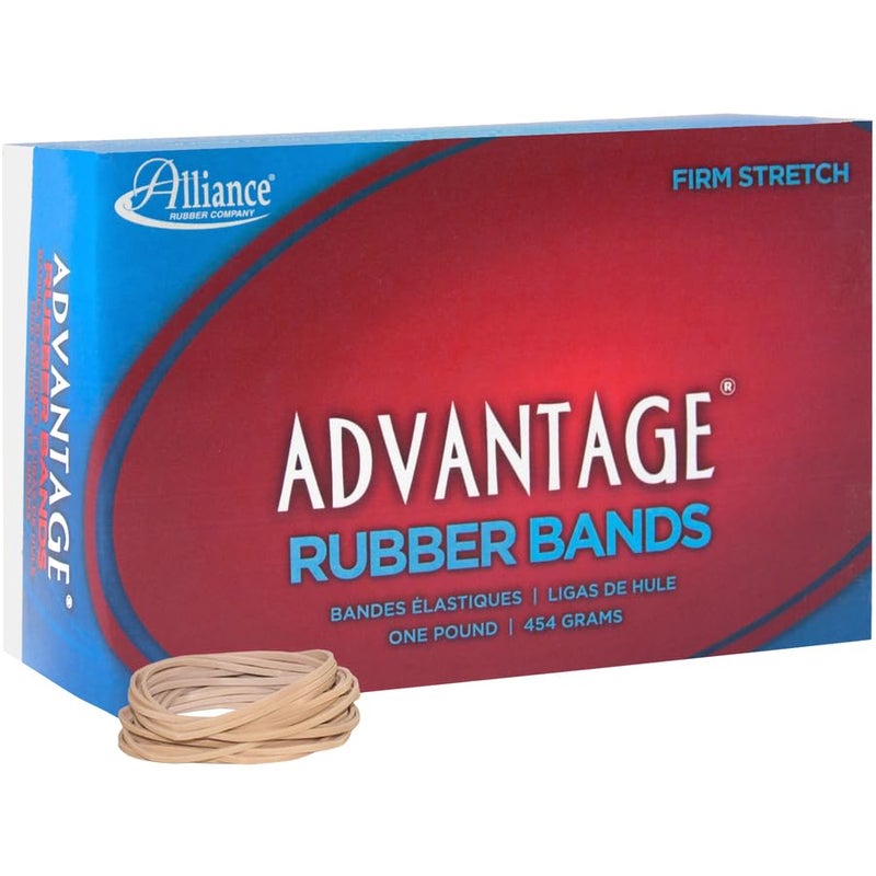 Alliance Rubber 26145 Advantage Rubber Bands Size 14 1 lb Box Contains Approx 2250 Bands 2 x 116 Natural CrepeBeige - Image 3