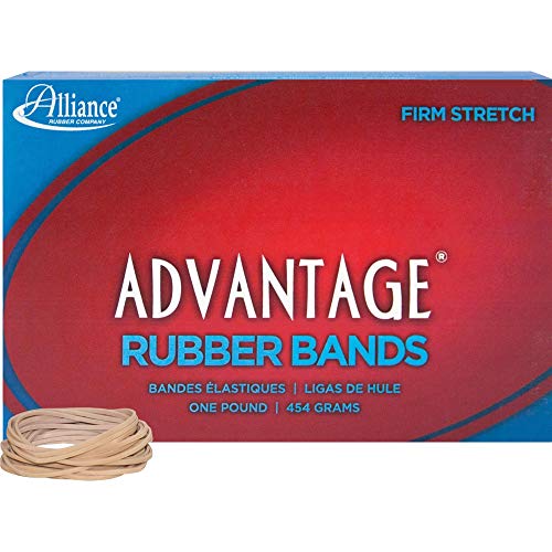 Alliance Rubber 26145 Advantage Rubber Bands Size 14 1 lb Box Contains Approx 2250 Bands 2 x 116 Natural CrepeBeige - Image 1