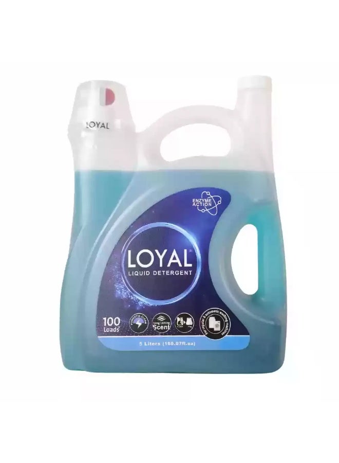 loyal منظف سائل إنزيمي موثوق للغسالات الأوتوماتيكية والعادية - 5 لتر - Image 1