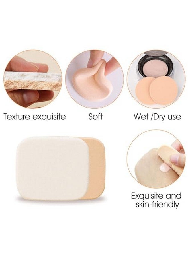 RIXTEC (Pack 2) 6-In-1 Professional Beauty Blender Sponge For Face Makeup With Cotton Pad Foundation Beauty Blender, Powder Buff, And Cosmetic Puff Perfect For Women'S & Girls Cosmetic Makeup | Beauty Blender Sponge Set Is For All Skin Types - Soft, Latex-Free, Reusable & Washable (Multi-Color) - Image 5