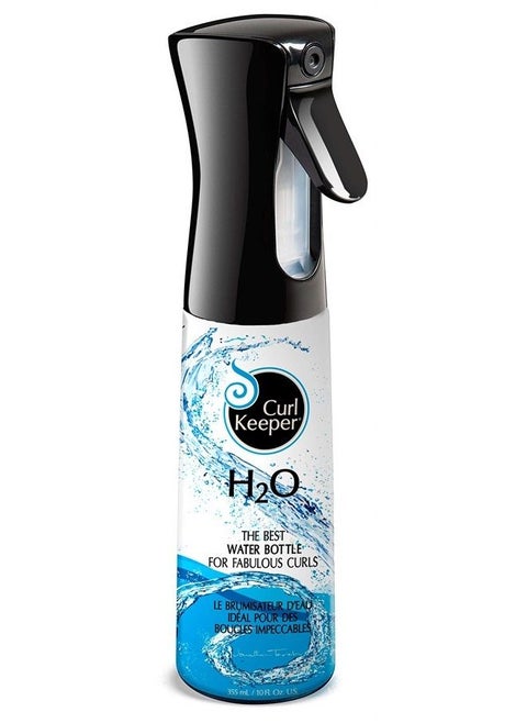 H2O Water Bottle - Hydrate and Shape Your Curls Quickly and Easily 10 oz