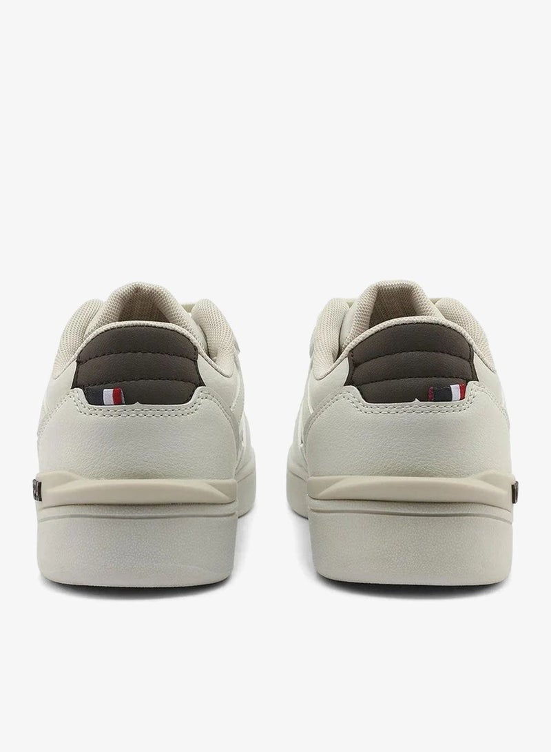 U.S. Polo Assn. Women SHARK GLB 6FX Beige Sneakers – Casual Lace-Up Fashion Shoes | Lightweight Cushioned Everyday Comfort Trainers - Image 5