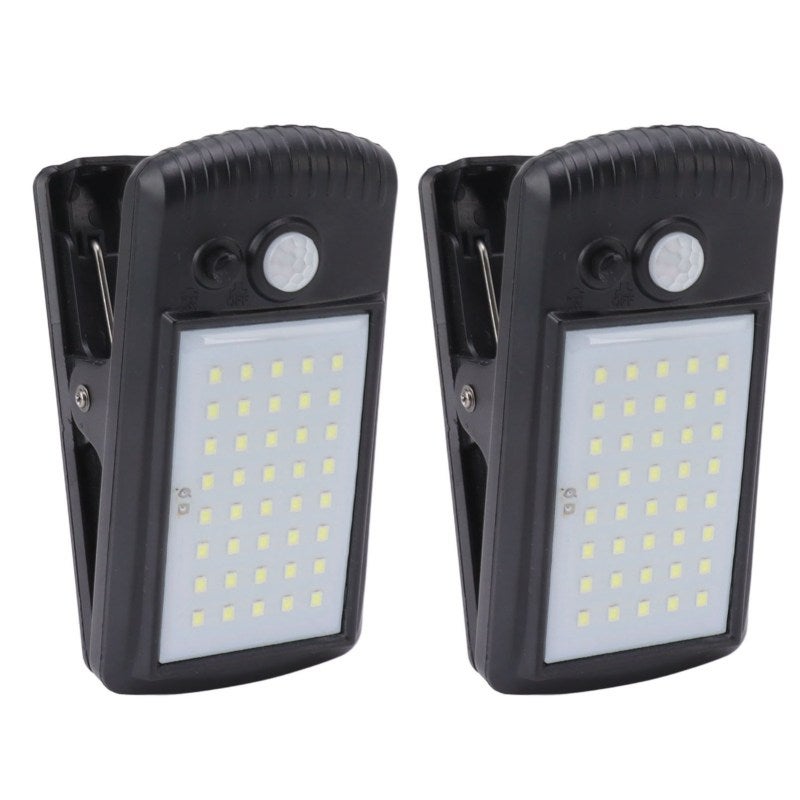 Solar Motion Sensor Lights: IP65 Waterproof, 2000 mAh Battery, 2 Lighting Modes - Easy Install, Energy Efficient Solar Clip Lights for Outdoor Patio, Garden, Fence, Camping - Image 3