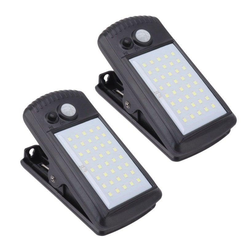 Solar Motion Sensor Lights: IP65 Waterproof, 2000 mAh Battery, 2 Lighting Modes - Easy Install, Energy Efficient Solar Clip Lights for Outdoor Patio, Garden, Fence, Camping - Image 4