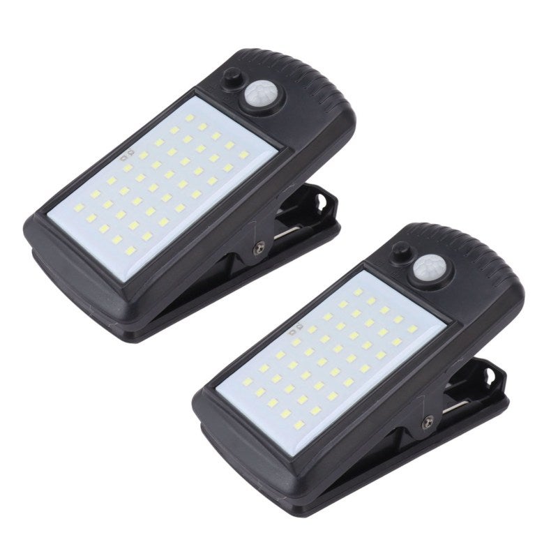 Solar Motion Sensor Lights: IP65 Waterproof, 2000 mAh Battery, 2 Lighting Modes - Easy Install, Energy Efficient Solar Clip Lights for Outdoor Patio, Garden, Fence, Camping - Image 5