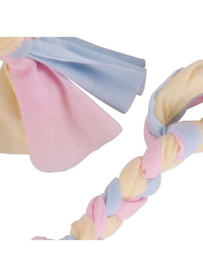 Emily Pets Dog Chews Tpr Natural Rubber Toys,Dog Chew Bone Toy With Cotton Rope, Cleans The Molar Soft Rubber Spike Bone Toy Rope Knot Toys For Dogs Chewing Interactive Dog Toy(Sky Blue) - Image 4