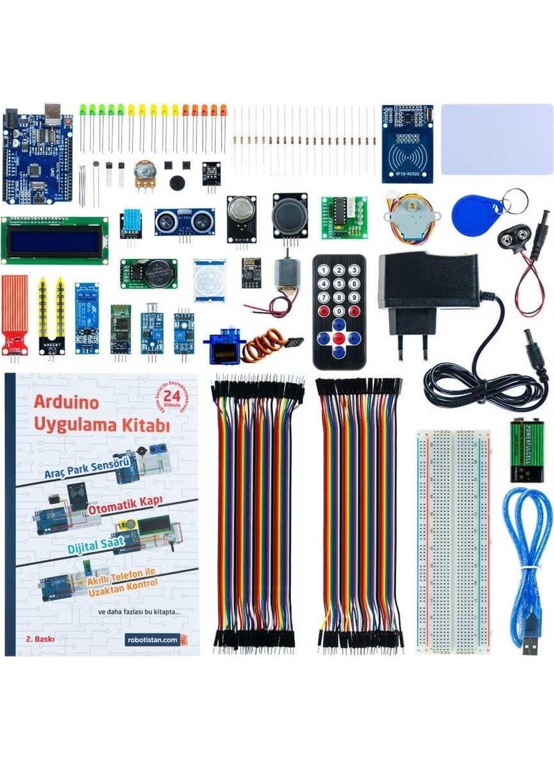 Arduino Compatible Project Set Uno Rev3 (Clone) (With E-Book Gift and Video)