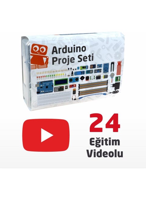 Arduino Compatible Project Set Uno Rev3 (Clone) (With E-Book Gift and Video)
